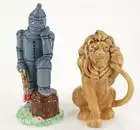 Wizard of Oz Tin man, Lion Salt Pepper Shakers Cardew Design