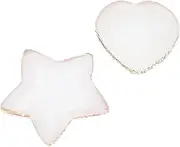 FOYTOKI 2 Pack Resin Nail Art Palette Display Boards Smooth Surface Manicure Display Frames for Nail Tips