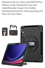 Case for Galaxy Tab S9 Plus 5G 2023: Samsung Galaxy Tab S9 Plus 12.4 Inch Black