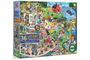 eeBoo: Friendly Town - Giant Puzzle (36pc Jigsaw)