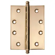7.5x10cm Loose Pin Hinge, Polished Brass