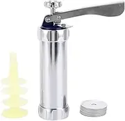 Professional Cookies Press Maker Aluminum Alloy Biscuit Maker with 20 Nozzles DIY Baking Tool for Home Kitchen Pastry Chefs