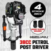 Petrol Post Driver 38cc 4 Stroke Pile Picket Star Rammer Farm Fence Fencing
