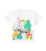 [Stella McCartney Kids] Stella McCartney Kids Printed cotton jersey T-shirt M 24 multicoloured