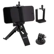 Travel Pocket Selfie Tripod with GoPro Mount +Mobile Smart Cell Phone Holder,US