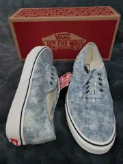 VANS AUTHENTIC SKATEBOARDING DENIM DENIMDSTRY BLUE SHOES MENS US 9 WMNS 10.5