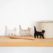 Chopstick Holder Cat Tamakurotra ceramic cutlery rest, made in Ja From Japan