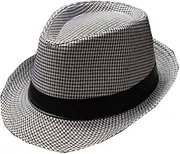 [Bollrllr] Women's Vintage Jazz Felt Sombrero Classic Top Hat