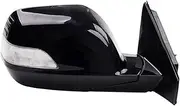 5/7/9PIN Car Accessories Auto Outside Door Rearview Mirror Assemblys Compatible For HONDA CRV CR-V 2007 2008 2009 2010 2011 RE1 RE2 RE4(7PIN Right Black)