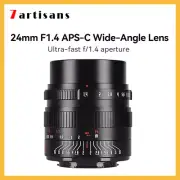 7artisans 24mm F1.4 APS-C Manual Lens for Fuji Sony Canon M4/3 Mirrorless Camera