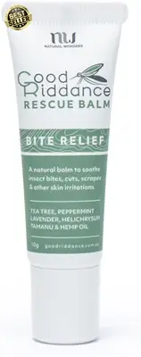 Good Riddance Rescue Balm 10g, Natural Itch Relief with Lavender, Hemp & Vitamin