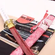9260 Spring Steel Red Katana Japanese Samurai Sword Full Tang for Traning