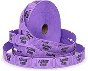 Raffle Tickets - Admit One Single Roll - Roll of 2000 Raffle Tickets (Purple)