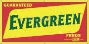 EVERGREEN KENT FEEDS FARM FEED STORE ROADSIDE OLD SIGN REMAKE BANNER SIZE OPTION