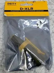 NEW SEALED BAG DEITY D-XLR Phantom To Plug-In-Power-Adapter