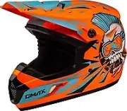 GMAX MX-46Y Unstable Helmet Lg Hi Vis Orange/Blue D3465212