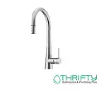 Oliveri Essente Stainless Steel Gooseneck Pull Out Kitchen Sink Mixer SS31625
