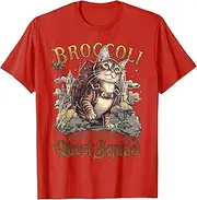 [Sojlreurs] Quest Fantasy Squad Broccoli Funny Cat Fantasy Book Bookish T-Shirt