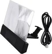 ULDIGI Phone Screen Magnifier with Speaker Wireless Video Amplifier for Smartphones Folding Design for Home Office Rechargeable Viewing Experience