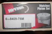 Hi-Tech 8409-75M (.030) Set of 6 Pistons for 3.4L Chevrolet