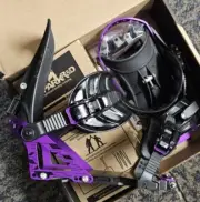 NEW SPARK R&D SURGE ST SPLITBOARD SNOWBOARD BINDINGS VIOLET MEDIUM