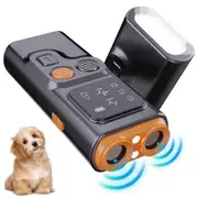 Bark Guard Anti-Barking Device for Dogs, Ultrasonic Bark Deterrent Device with LED Flashlight, No Shock, Safe Dog Training Aid & Behavior Control B...