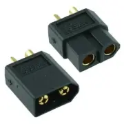 AMASS Male Female Black XT60 Gold Plated Connector 30A