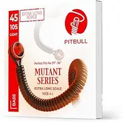 Pitbull Extra Long Scale Multi Scale Bass Guitar Strings Mutant Series (MEB 4 45-105 Light)