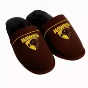 Hawthorn Hawks AFL Team Logo Slippers - Select Size