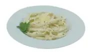 Display Faux Food Prop Fettuccine Alfredo