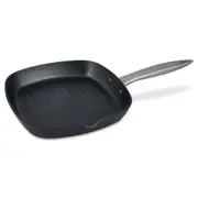 Zyliss Ultimate Pro Aluminium Grill Pan Non-Stick Cookware Square 26cm Black