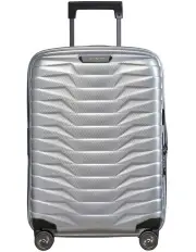 [Samsonite] Proxis Hardside Spinner Suitcase 55cm in Silver