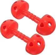 Generic 2pcs Interactive Small Weights Lightweight Dumbbells for Physical Function Intelligence Safe Smoothly Polished Edges for Exercise and Play