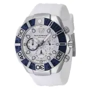 TechnoMarine TM-523013 Black Reef 45mm White Dial with Blue Bezel New Model!!!