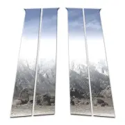 Auto Reflections Pillar Post Covers fit for 2013-2022 Nissan Versa Note HB [4p]