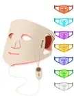 Red Light Therapy for Face,7-Colors LED Face Mask with 119 LEDs Near-Infrared...