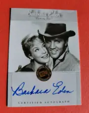 BARBARA EDEN CERTIFIED AUTHENTIC AUTOGRAPH AUTO CARD I DREAM OF JEANNIE ELVIS IS