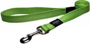 Rogz Utility Snake Medium Dog Lead Reflective, LIME