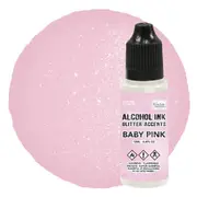 Baby Pink Glitter Accents Alcohol Ink - 12mL CO728353
