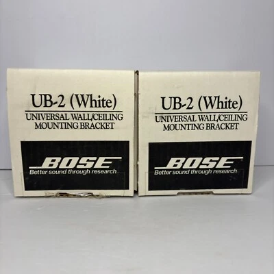 Bose Speaker UB-2 Wall/Ceiling Mounting Bracket Kits In Boxes NOS Lot of 2