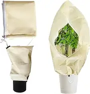 Plant Covers Freeze Protection 80 X 100cm Large Frost Blankets Vegetable Plant Cover Fruit Crops Protect Net from Anti Birds and Insects Winter Plant Fabric Cloth with Zipper Drawstring