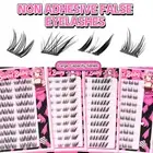 Self-adhesive Glue-free False Eyelashes Natural Reusable Eyes Lash Extension