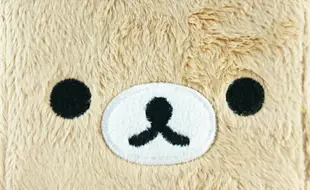 【震撼精品百貨】Rilakkuma San-X 拉拉熊懶懶熊 San-X 錢包/短夾-大臉絨毛#49032 震撼日式精品百貨