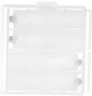 HOMOBABE Battery Storage Containers Battery Adapter Converter to Easy Conversion Safe Storage for Office Home