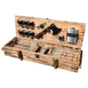 17Pcs Grill Accessories Tools Set Stainless Steel Skewers Barbecue Case “KNIGHT”