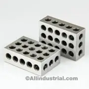 2-4-6 Blocks 23 Holes Matched Pair Ultra Precision .0006" Machinist 246 Jig