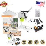 Versatile 7-Speed Mini Drill Press - Low Noise Precision Machine for Handicrafts