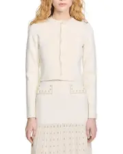 Sandro Cropped Cardigan