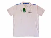 ✺New✺ ASTON MARTIN Formula One White Polo Racing Shirt - SIZE XL - F1