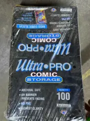 100 Ultra Pro Comic Book Binder Storage Sheets / Sleeves - Resealable - Sealed